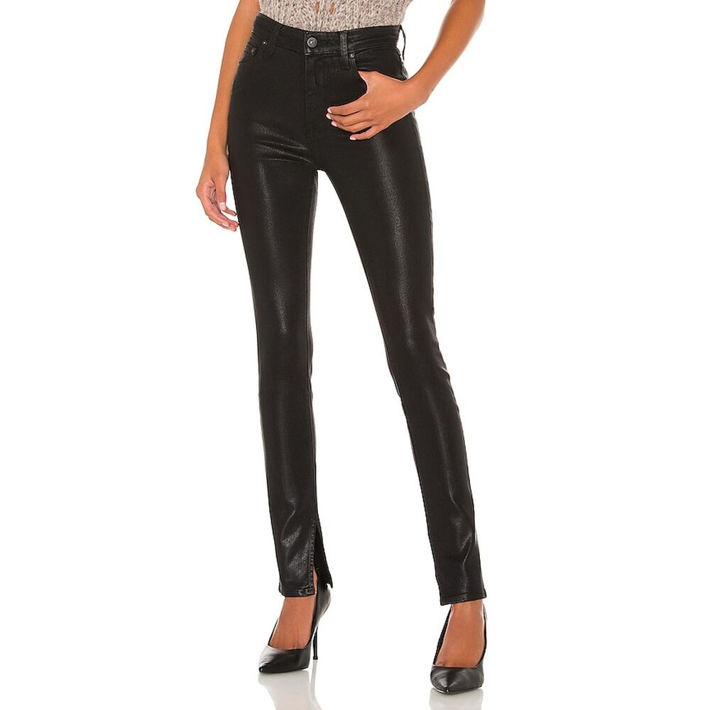 Jonathan Simkhai 'Standard Rae' Black High Rise Ankle Skinny Denim Jean Size 29